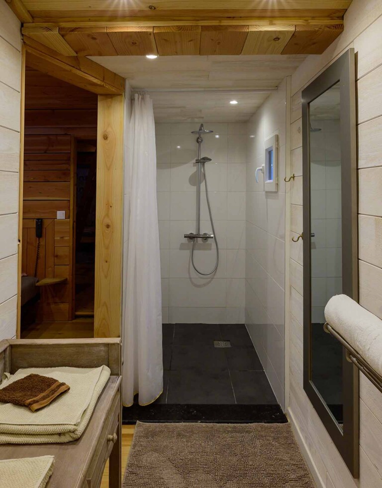 Chambre Chalet la salle de bain