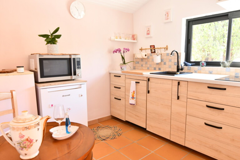 Cuisine équipée du studio