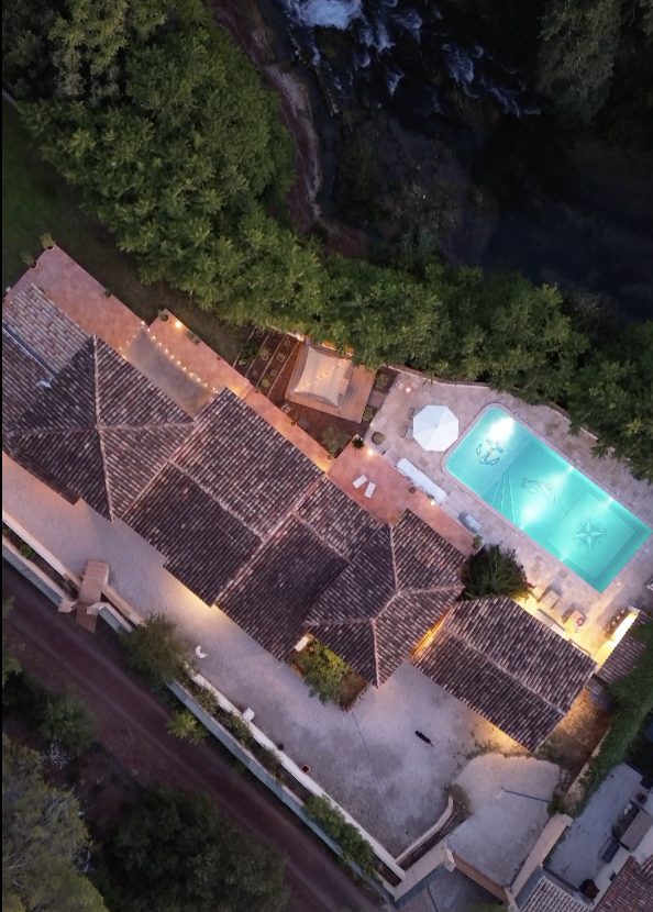 vue aerienne de nuit